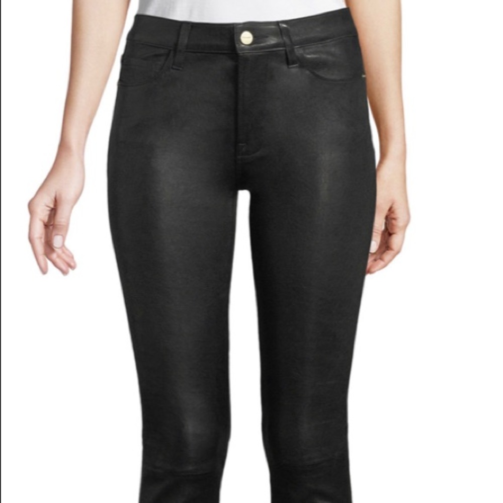H&M | Faux leather pants.